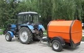 Аренда трактора МТЗ-82.1(БЕЛАРУС) с поливомоечны оборудовани