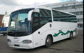 Перевозка людей на автобусе Scania Irizar
