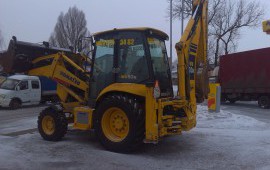 Сдам в аренду экскаватор-погрузчик komatsu