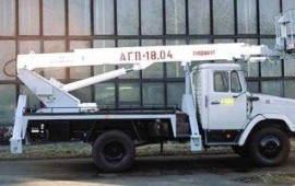 Аренда автовышки 18 м (телескоп) с водителем