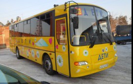 Детский автобус в Ангарске