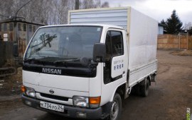 Перевозки на грузовике Nissan Atlas кузов бортовой