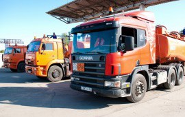 Перевозка ГСМ бензовозом Scania