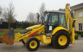 Сдам в аренду экскаватор-погрузчик new holland в110в