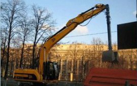 Сдам в аренду грейфер на базе JCB js 200