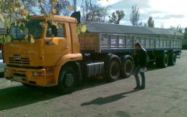 Перевозки на грузовике Камаз 65116