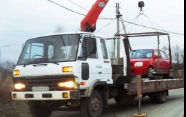 Услуги АВТОЭВАКУАТОРА, манипулятора, автовышки Nissan Diesel