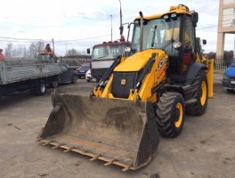 Услуги аренды экскаватора-погрузчика JCB 3CX с гидромолотом