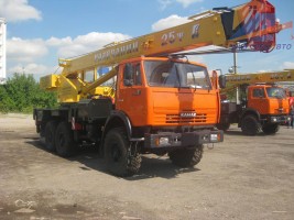 Услуги автокрана 25тонн
