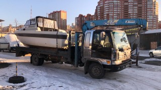Эвакуатор борт 5 тонн, кранн 3 тонны во Владивостоке 