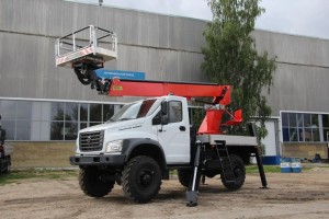 Автовышка TR320 на базе ГАЗ-С41А23 Садко Некст