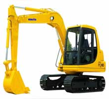 Аренда миниэкскаватора Komatsu PC35