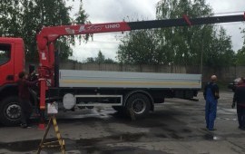 Аренда манипулятора Volvo 10 тонн г/п