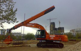 Сдам в аренду экскаватор грейфер Hitachi, JCB