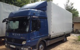 Перевозки на грузовике Iveko evrocargo
