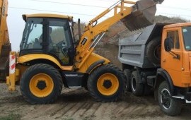 Услуги погрузчика-экскаватора JCB 3CX SUPER