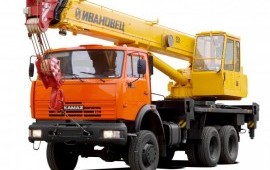 Аренда автокрана 25тн