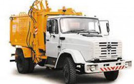Вывоз мусора на грузовике КО-440-4Д