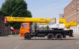 Аренда авто крана Ивановец 25 тонн