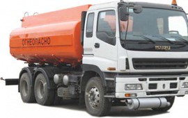 Перевозка ГСМ бензовозом ISUZU
