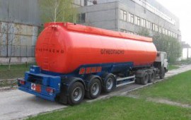 Перевозка ГСМ бензовозом MAN