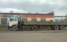 Услуги длинномера с манипулятором