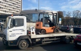 Перевозка погрузчиков и спецтехники до 8т