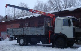 Сдам в аренду манипулятор маз 63366