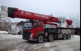 Аренда автокрана г/п. 70 тонны. Стрела 42 м.