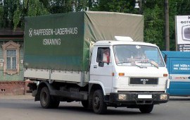 Перевозки на грузовике Man 6.09