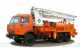 Сдам в аренду автобетононасос на шасси КАМАЗ-53215