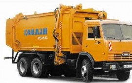 Вывоз мусора на грузовике КО-440-5