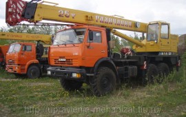 Услуги автокрана г/п 25т