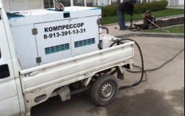 Аренда компрессора. 500р/час. Тел. 89133911331