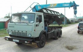 Сдам в аренду манипулятор КамАЗ 55102