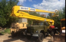 Автогидроподъемники Hundai, ГАЗ, ЗИЛ Вездеход