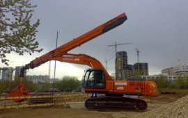 Сдам в аренду грейфер Hitachi zx 225