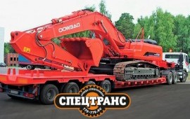 Аренда низкорамных тралов 40-100 тонн
