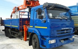Кран борт манипулятор 10-12 тонн, стрела 7 тонн