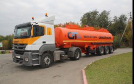 Перевозка ГСМ бензовозом MERCEDES-BENZ AXOR 1835 LS