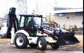 Сдам в аренду экскаватор-погрузчик Hidromek-102