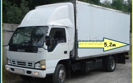 Грузоперевозки на Исузу 5 тон. Фургон Реф.