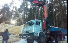 манипулятор-вездеход КАМАЗ 8 тн. Стрела 6,5 тн