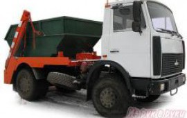 Вывоз мусора на грузовике МАЗ МКС-3501