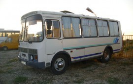 Перевозка людей на автобусе паз 3253