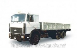 Перевозки на грузовике МАЗ бортовой