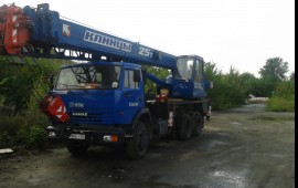 Сдам в аренду автокран КАМАЗ 55713