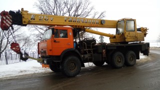 Услуги автокрана 25 тонн 22 метра и 31 метр Ивановец