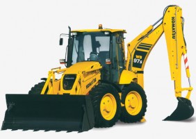 Экскаватор погрузчик Komatsu WB97