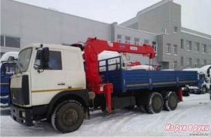 Сдам в аренду манипулятор на базе МАЗ